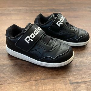 Reebok Toddler Boy’s Black Strap-on Sneakers